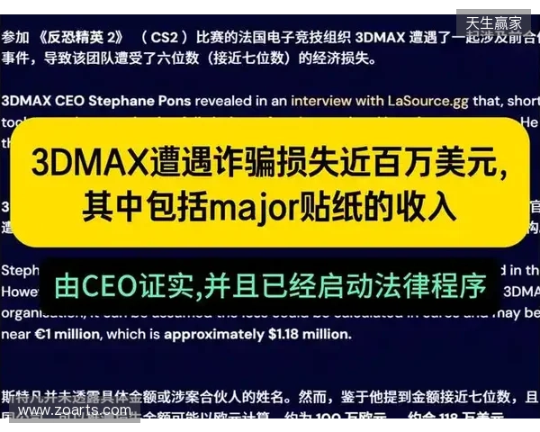 3DMAX在2025年初遭遇诈骗,损失金额约100万美元